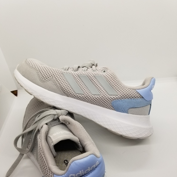 Adidas gray and blue cloudfoam archivo running sneakers size 6.5 - Picture 9 of 10